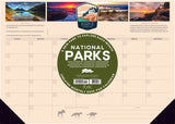 National Park Undated 17" x 12" Small Monthly Deskpad