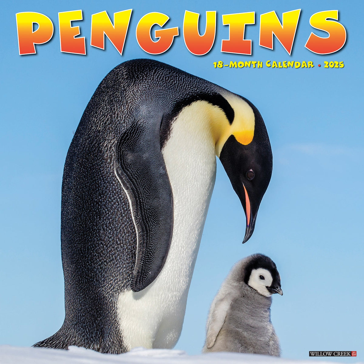 Penguins 2025 Wall Calendar Willow Creek Press