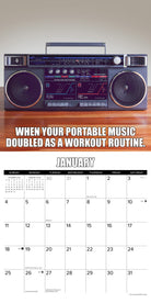 2026 Wall Calendar with large monthly date boxes, decorative images, and holidays, perfect for office or home organization and yearly planning