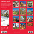 Travel-inspired 2026 Wall Calendar – A Walk in Paris edition with iconic landmarks