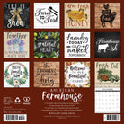 Country-themed 2026 Wall Calendar – American Farmhouse edition with cozy home décor images