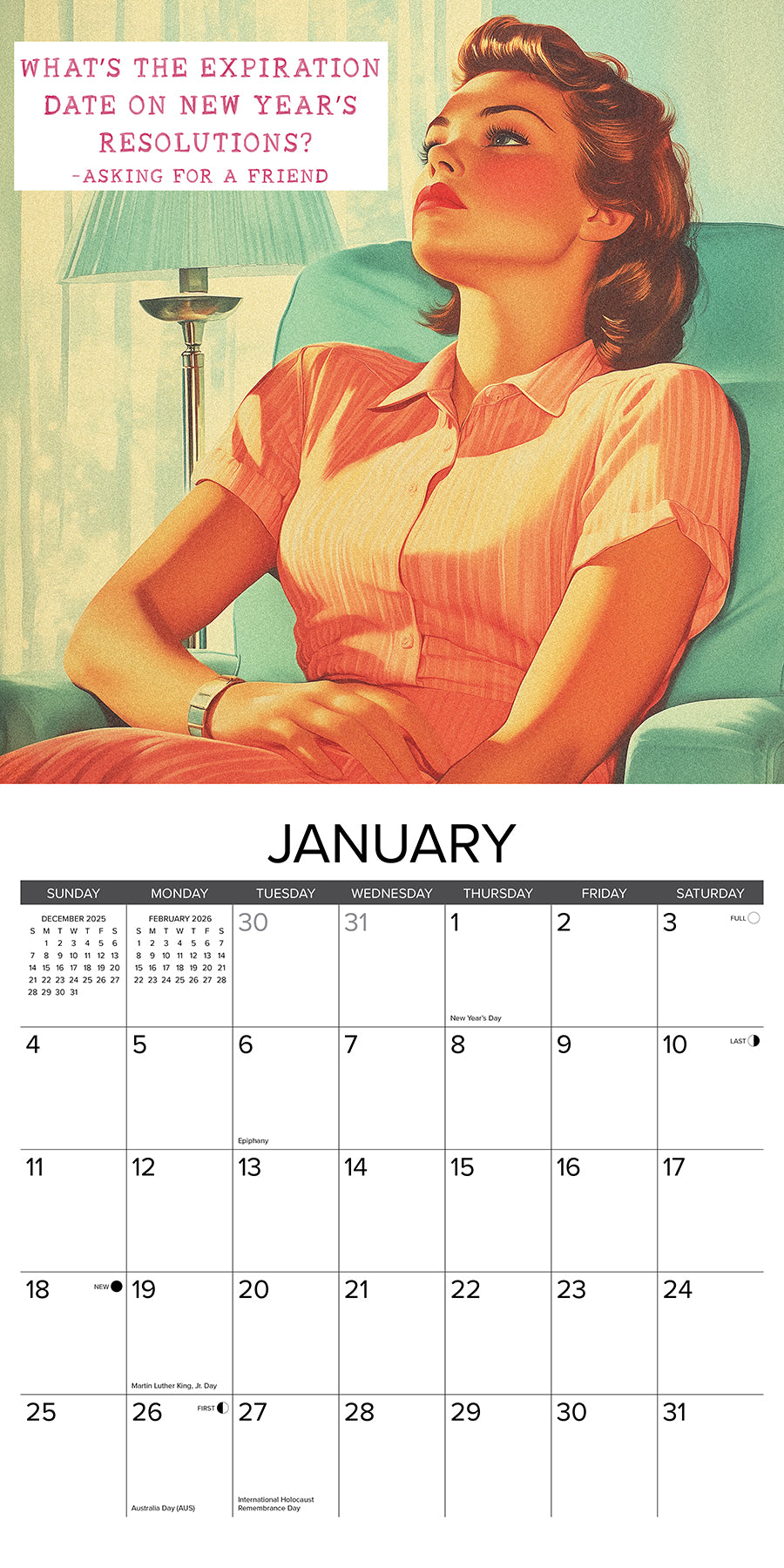 wall calendar 2026 for keeping track of important dates