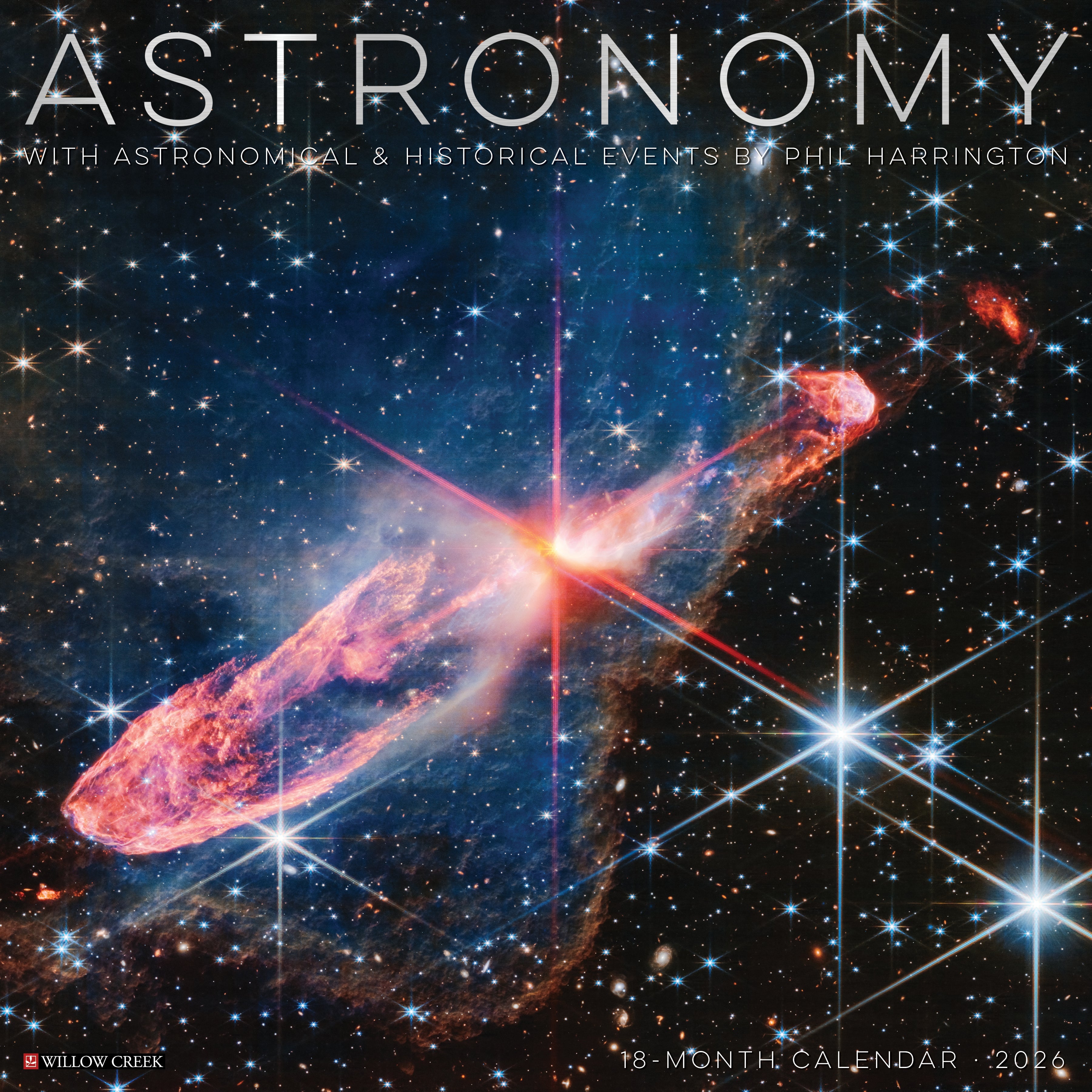 Astronomy 2026 Wall Calendar featuring stunning celestial photography