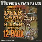 Buck Wear's Hunting & Fishing Tales 2026 Wall Calendar featuring outdoor adventure photography