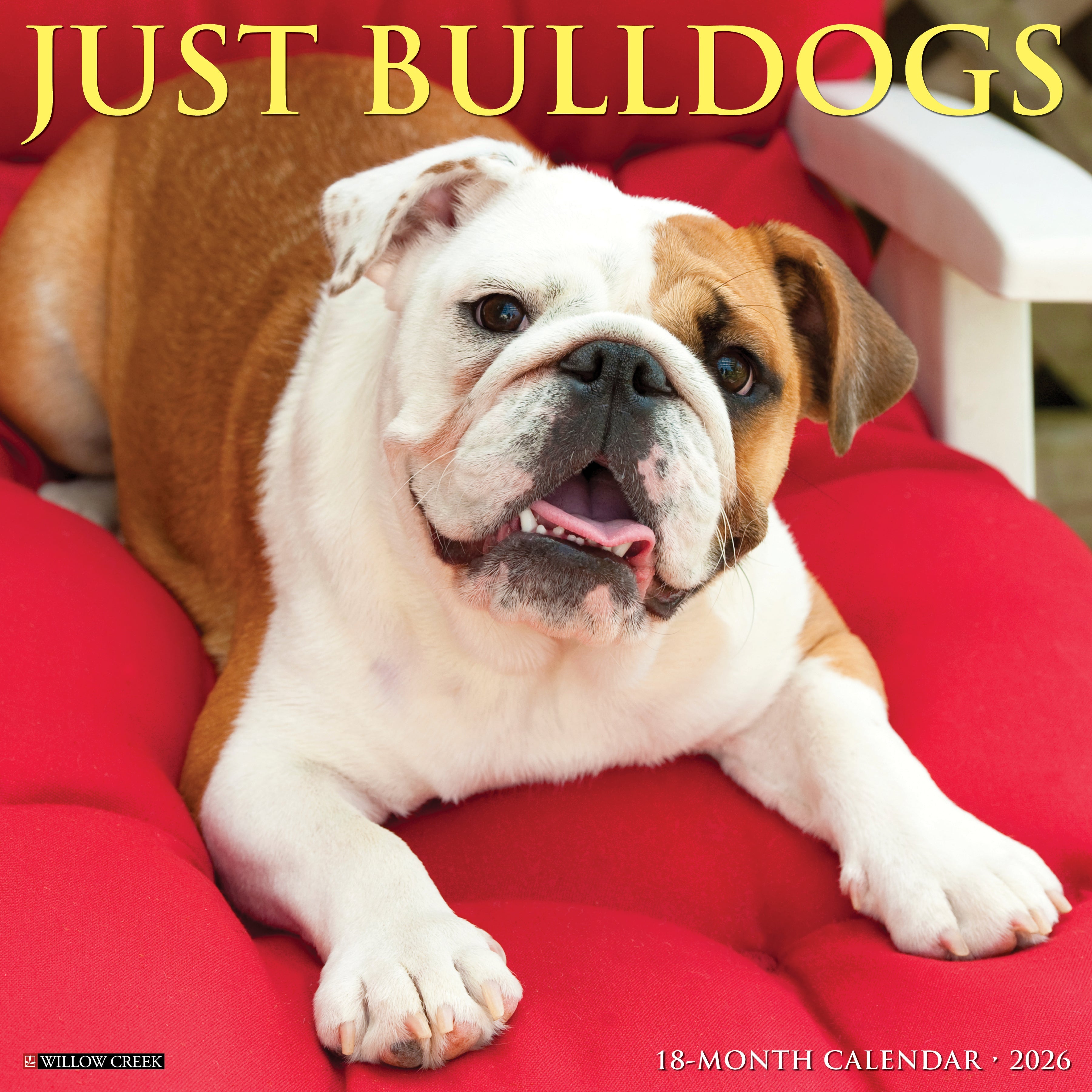 Bulldogs 2026 Wall Calendar featuring strong and loyal bulldog photography