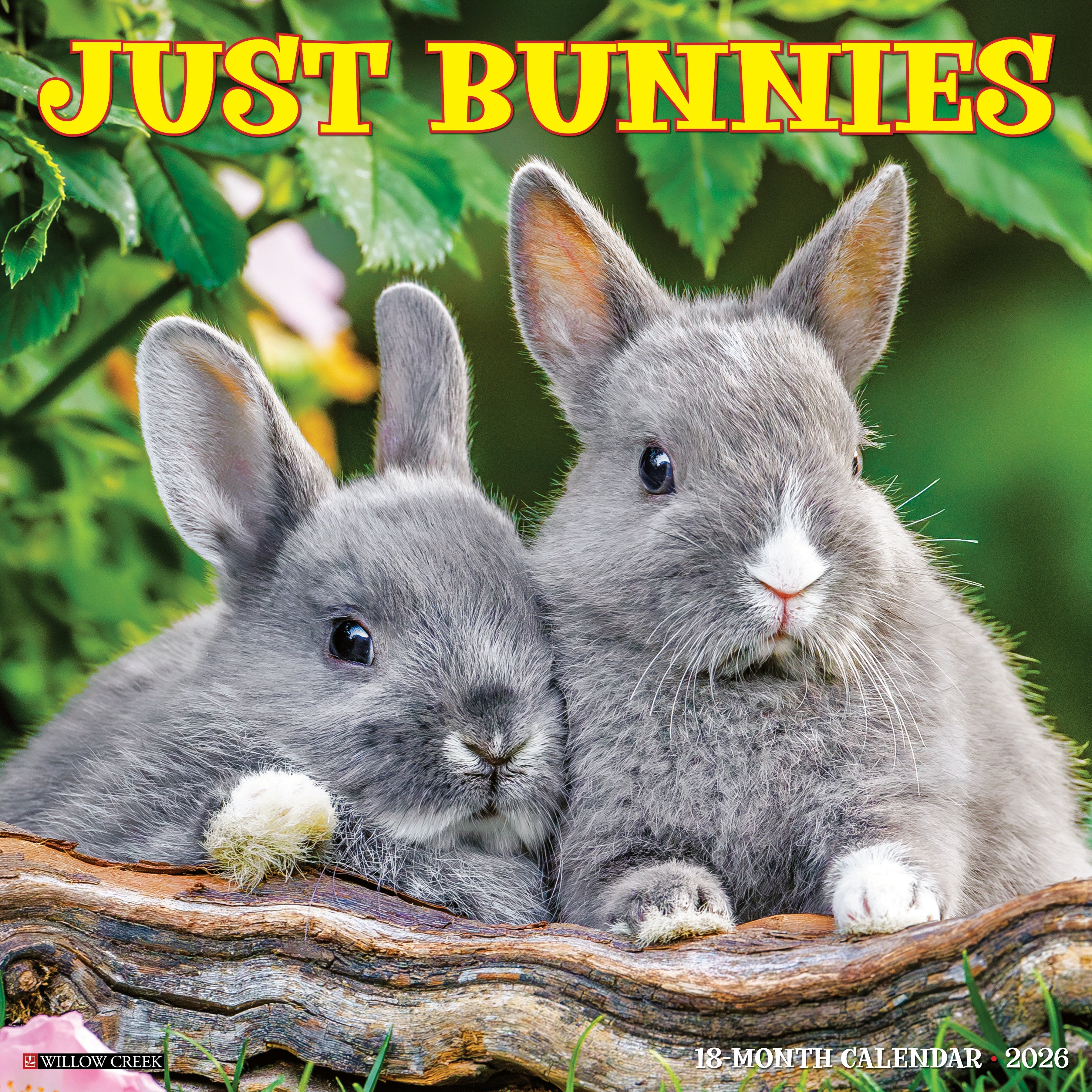 Bunnies 2026 Wall Calendar featuring adorable and playful rabbit photography