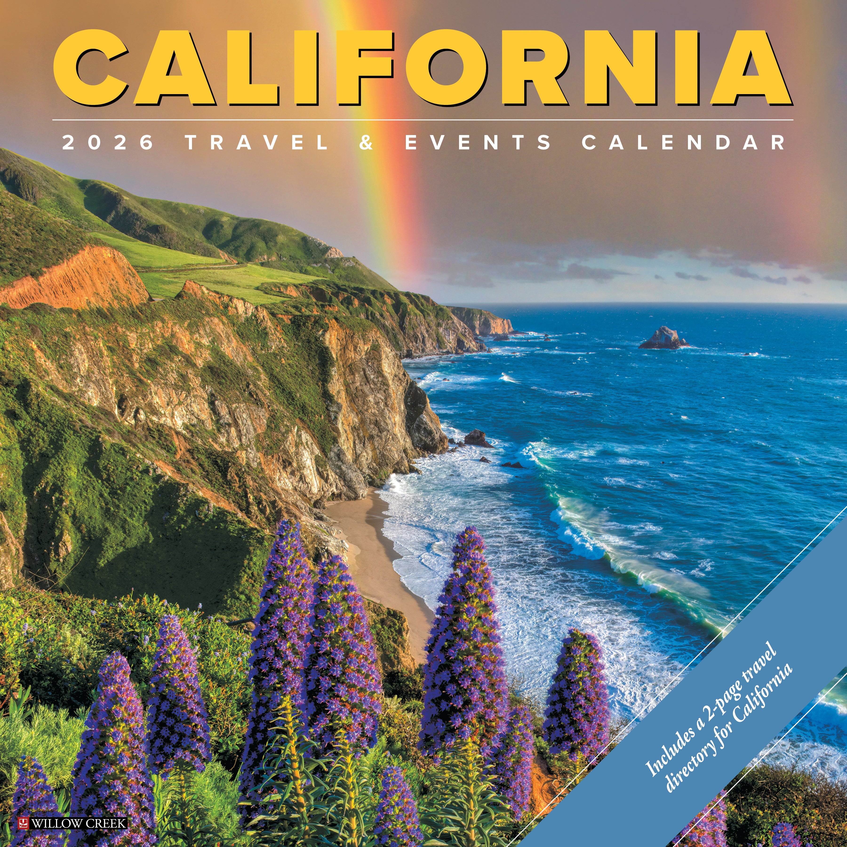 California 2026 Wall Calendar featuring stunning landscapes and iconic landmarks