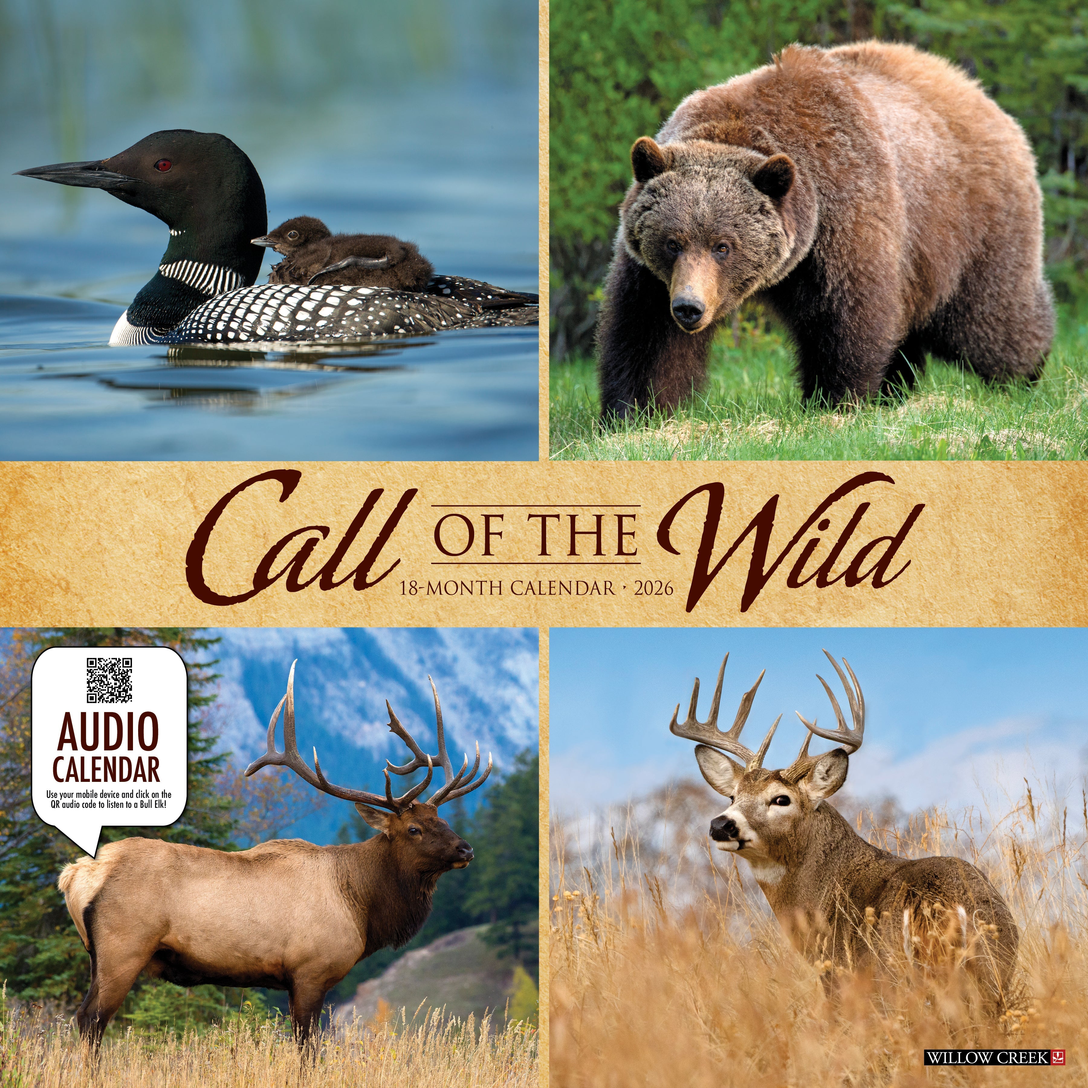 Call of the Wild 2026 Wall Calendar featuring breathtaking wilderness photography