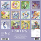 Fantasy lovers’ 2026 Wall Calendar – Unicorns by Sara Burrier edition with magical illustrations