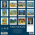Art lovers’ 2026 Wall Calendar – Van Gogh edition with iconic paintings
