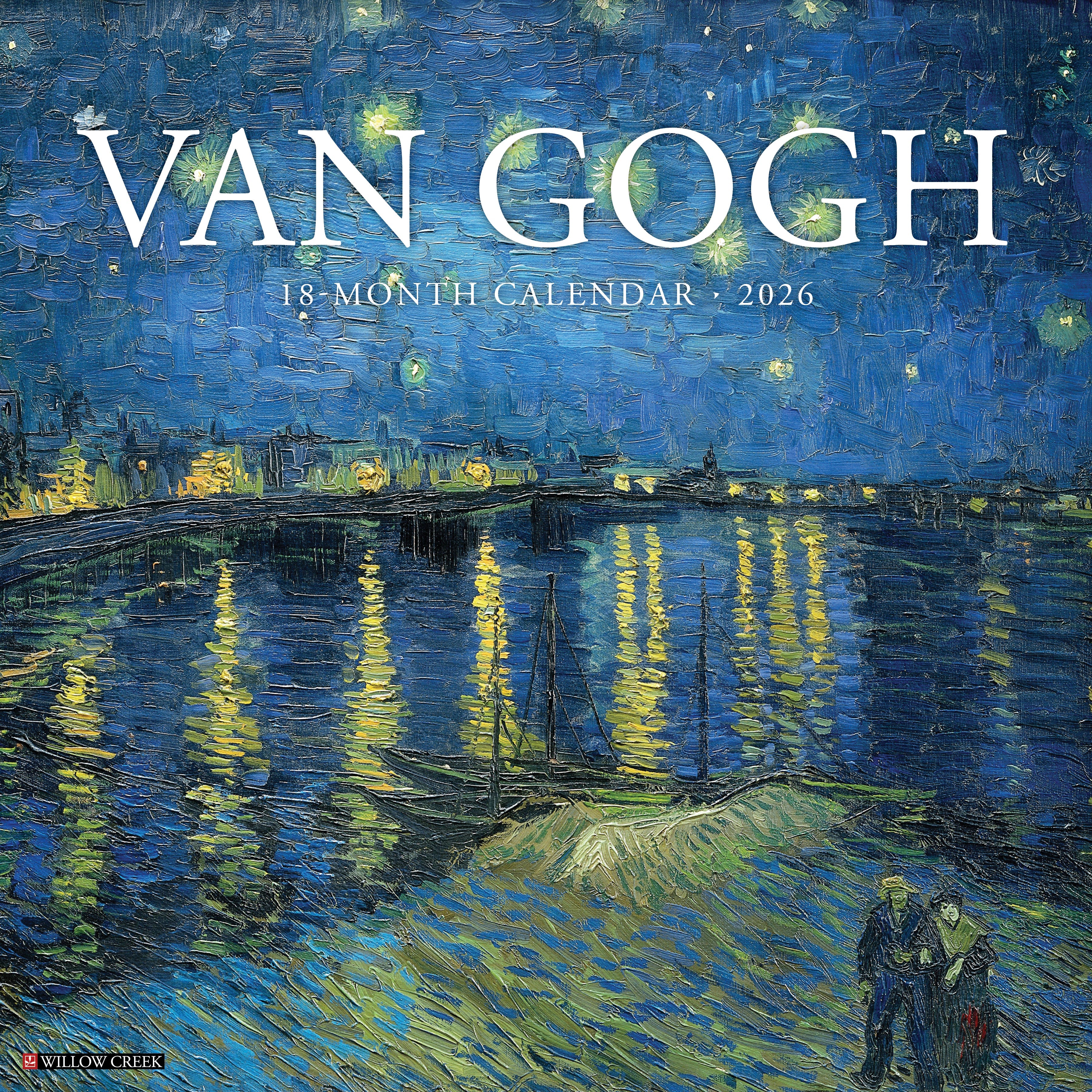 Van Gogh 2026 Wall Calendar featuring famous masterpieces by Vincent van Gogh