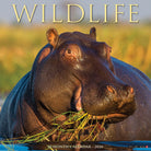 Wildlife 2026 wall calendar, 12x12 inches, featuring stunning animal photography and large monthly planning grids