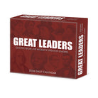 Great Leaders 2026 Daily Box Calendar featuring quotes from the world's greatest leaders.