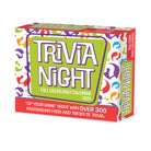2026 Daily Box Calendar featuring Trivia Night with colorful design and fun trivia facts.