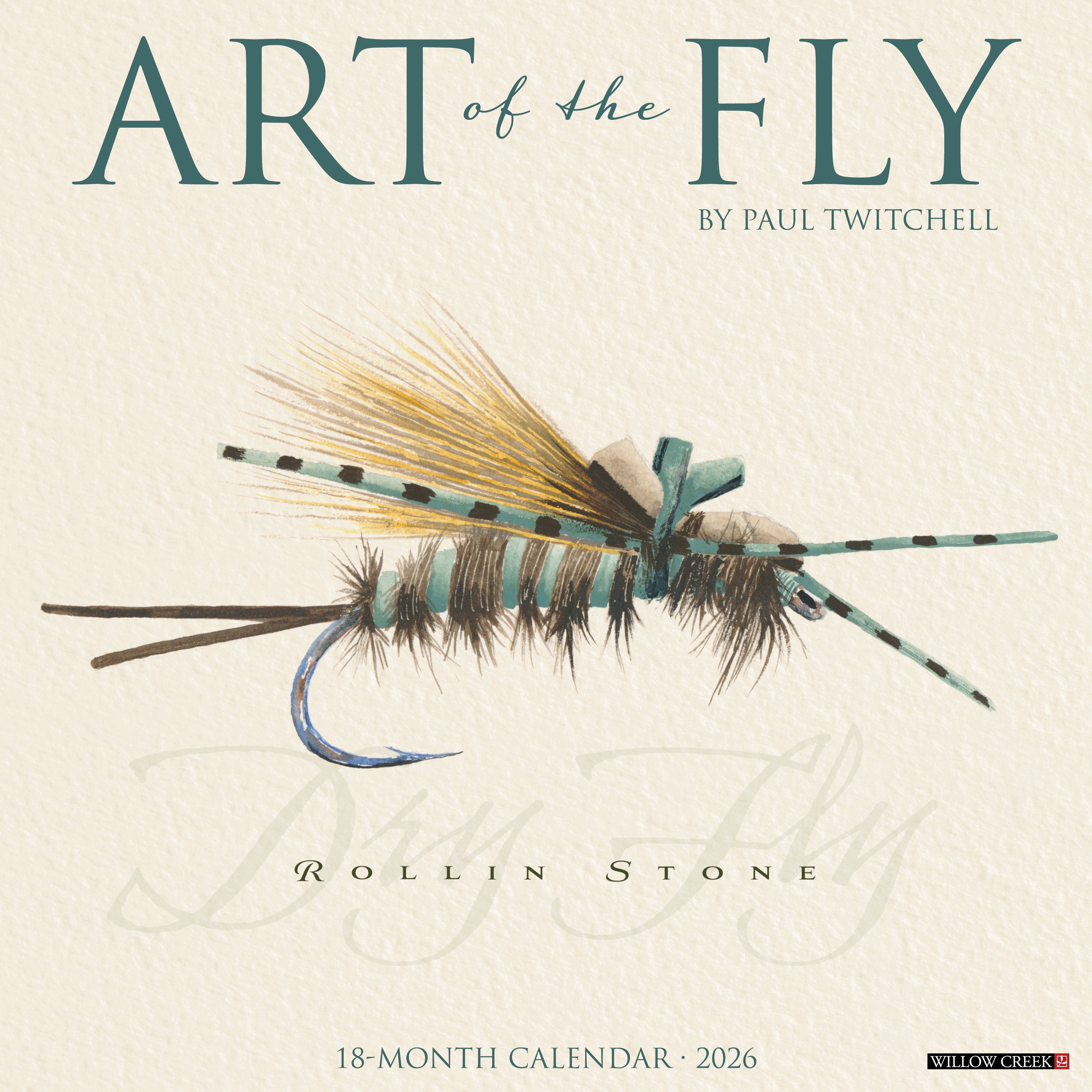 Art of the Fly 2026 Wall Calendar featuring detailed fly fishing photography