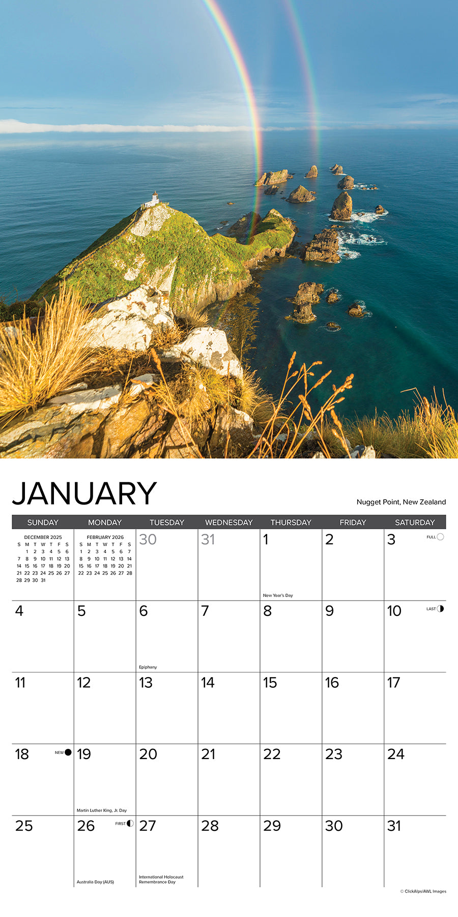 wall calendar 2026 for keeping track of important dates