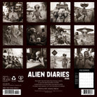Sci-fi themed 2026 Wall Calendar – Alien Diaries edition with creative alien art
