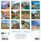 Travel-inspired 2026 Wall Calendar – Amalfi Coast edition with colorful seaside views