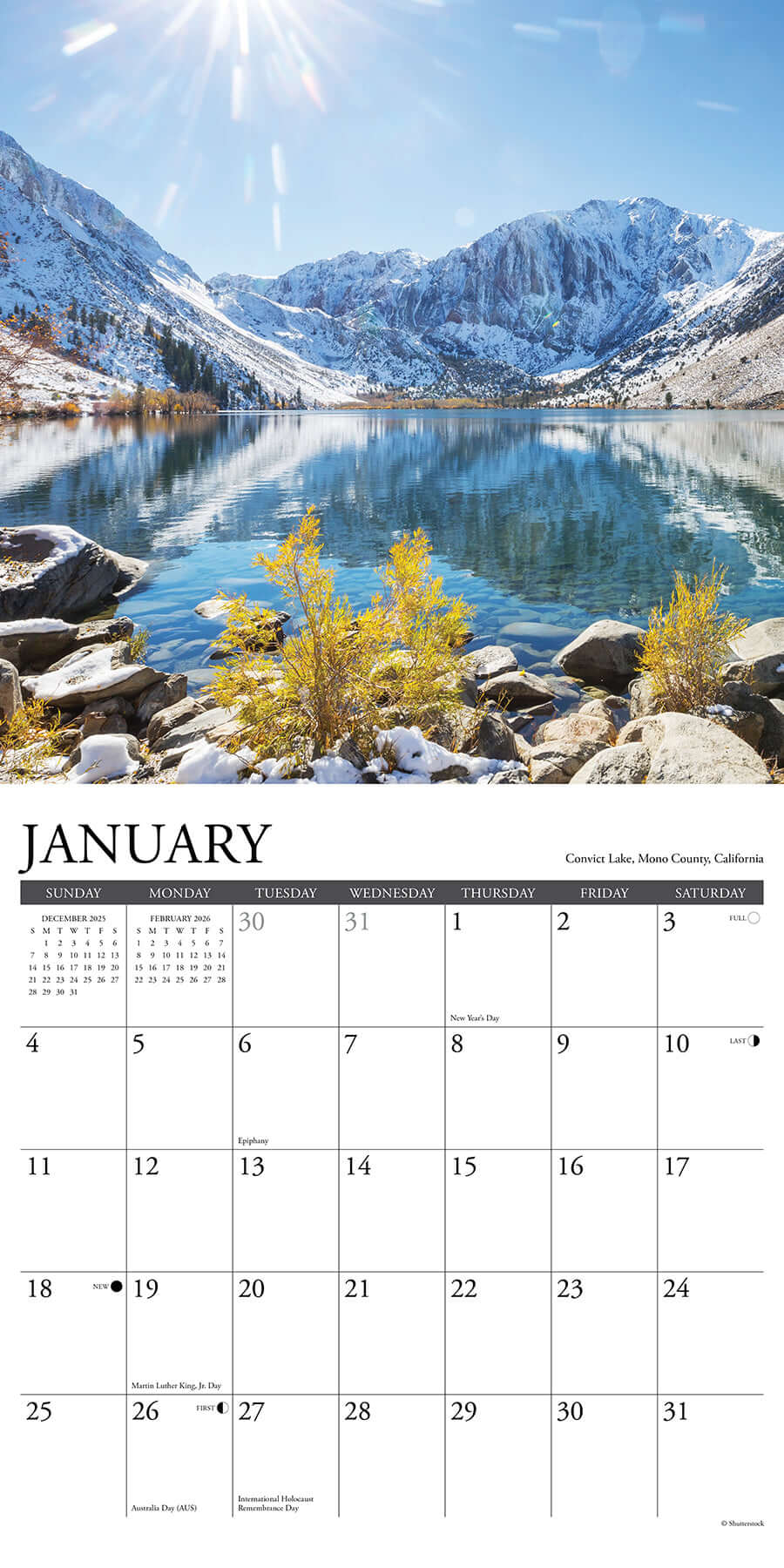 wall calendar 2026 for keeping track of important dates