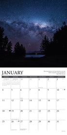 2026 Wall Calendar with large monthly date boxes, decorative images, and holidays, perfect for office or home organization and yearly planning