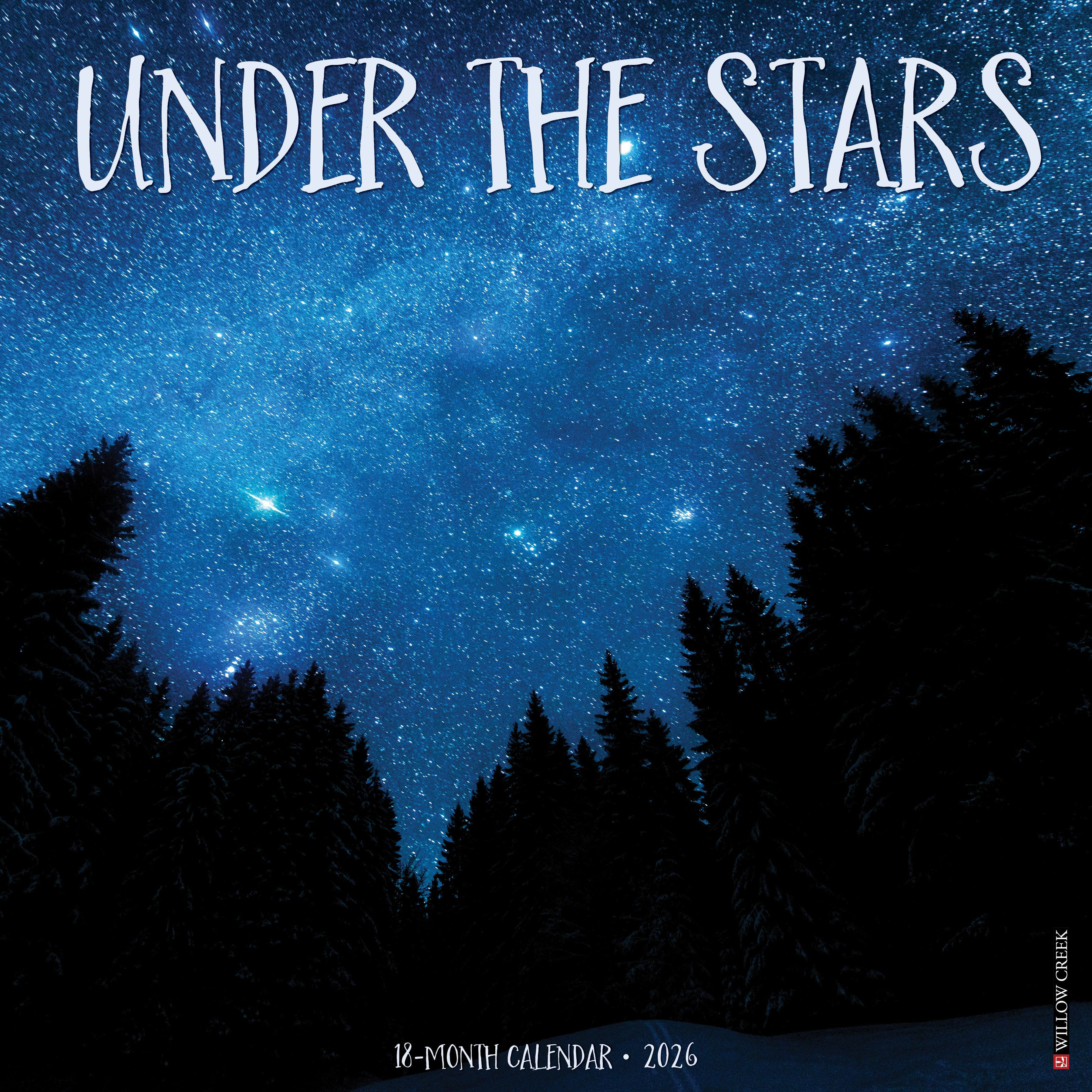 Under the Stars 2026 Wall Calendar featuring breathtaking night sky photography