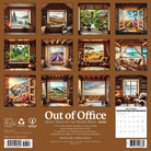Travel-themed 2026 Wall Calendar – Out of Office: Scenic Views for the Weekly Blues edition with inspiring vistas