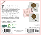 Miss Fortune 2026 Daily Box Calendar back cover showcasing quirky predictions and humor, with UPC and ISBN numbers.