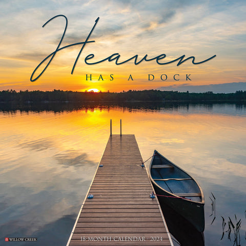 Heaven Has a Dock 2024 12" x 12" Wall Calendar