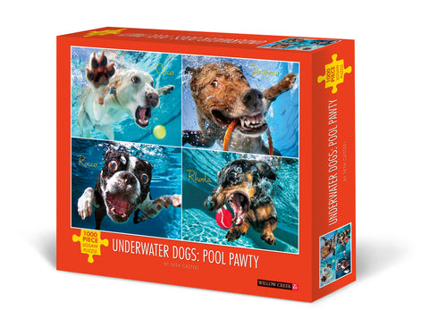 Underwater Dogs: Pool Pawty 1000-Piece Puzzle