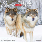 Spirit of the Wolf 2024 12" x 12" Wall Calendar