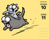 Simon's Cat 2024 6.2" x 5.4" Box Calendar