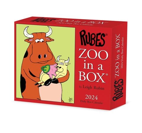 Zoo In A Box 2024 6.2" x 5.4" Box Calendar