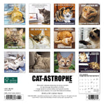 Cat-astrophe 2024 7" x 7" Mini Wall Calendar