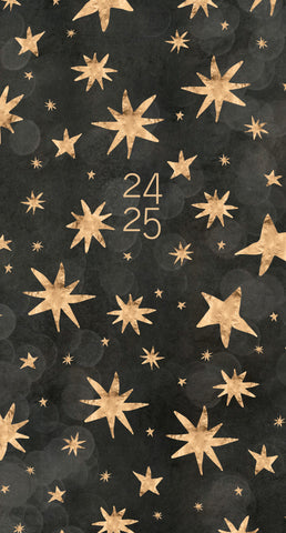 Starry Night 2024 3.5" x 6.5" 2-Year Pocket Planner
