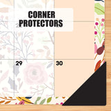 Spring Floral 2024 22" x 17" Large Monthly Desk Pad