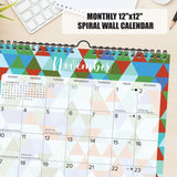 Geometric 2024 12" x 12" Spiral Wall Calendar