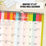 Modern Stripe 2024 12" x 12" Spiral Wall Calendar