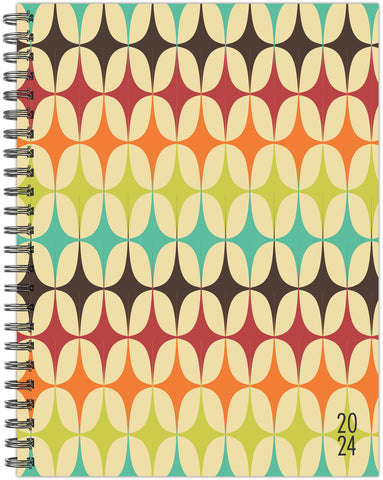 Rad Retro 2024 6.5" x 8.5" Softcover Weekly Planner