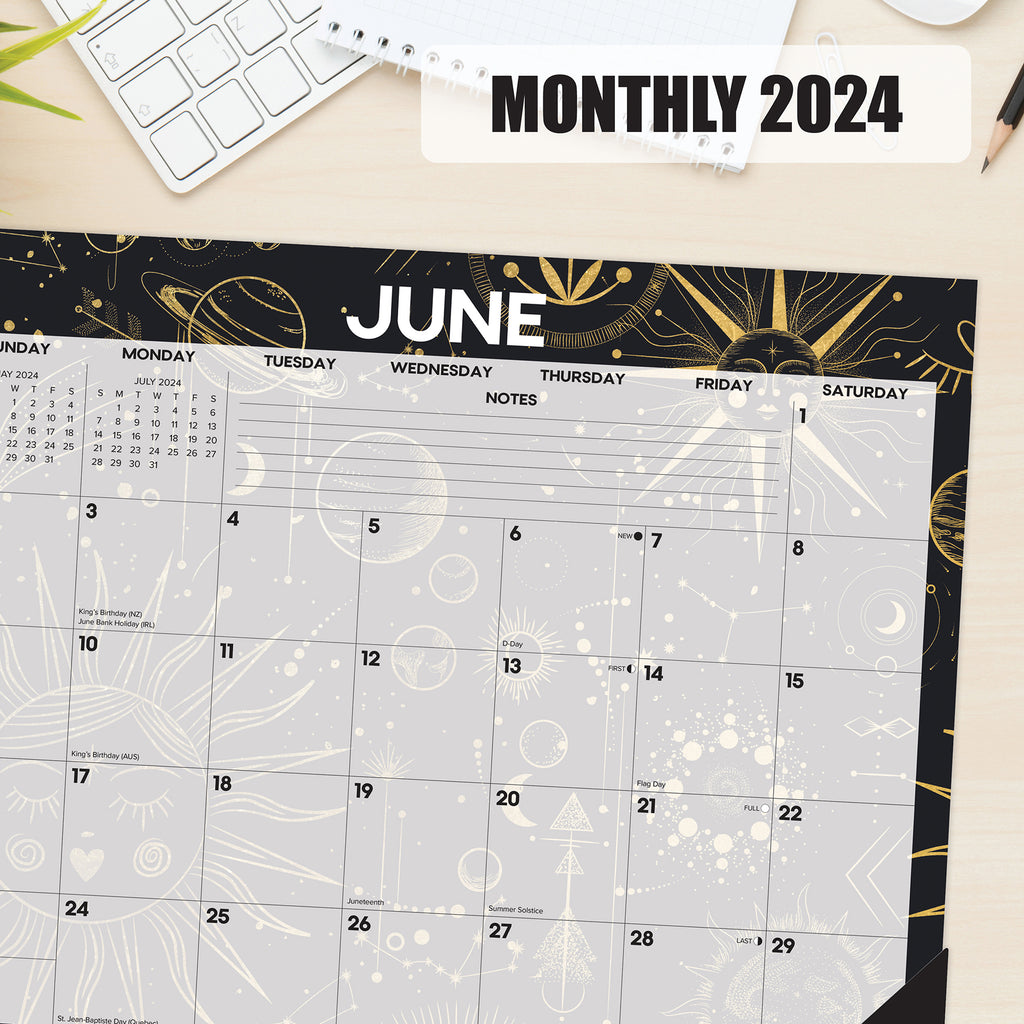 Acheter Celestial Desk Pad - Calendrier de bureau 2024 ? Rapide et facile 