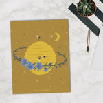 Honey Bee 2024 7.5" x 9.5" Booklet Monthly Planner