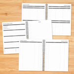 Budget 8.5" x 11" Undated Monthly Planner