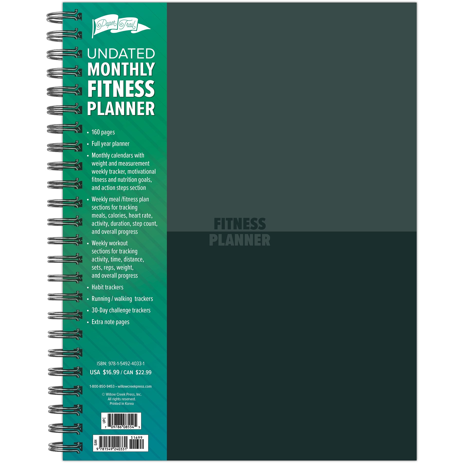 Amazon.com : Undated Planner Weekly Monthly A5 Habit Tracker