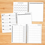 Fitness 8.5" x 11" Undated Monthly Planner