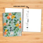 Botanical Fruit Academic July 2024 - June 2025 6.5" x 8.5" Softcover Planner