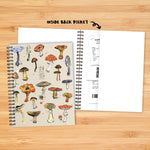 Mushrooms Academic July 2024 - June 2025 6.5" x 8.5" Softcover Planner