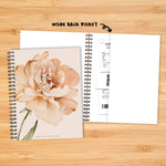 Perfect Peony Academic July 2024 - June 2025 8.5" x 11" Softcover Planner