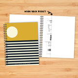 Modern Sunset Academic July 2024 - June 2025 6.5" x 8.5" Softcover Planner