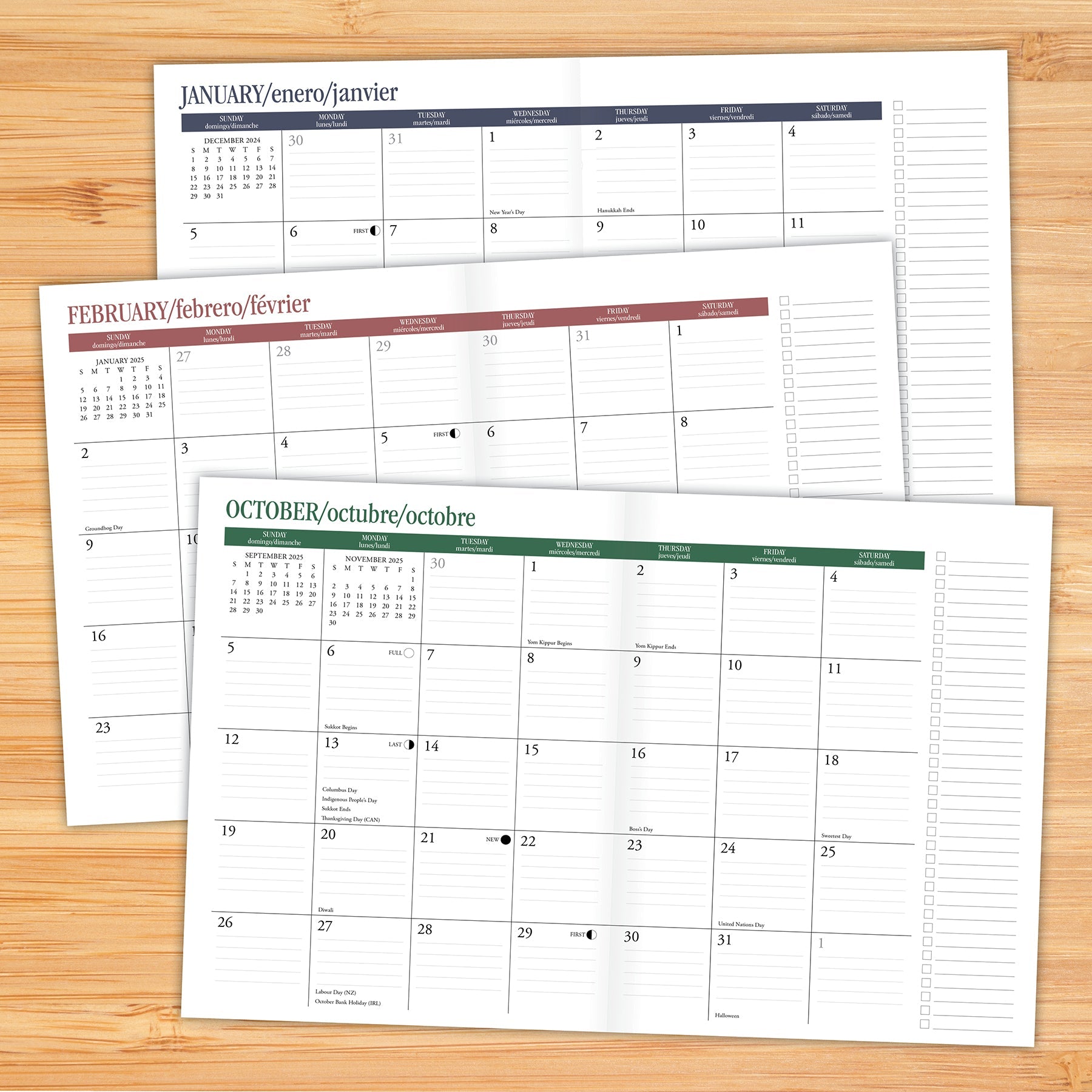 Black 2025 Monthly Planner – Willow Creek Press black-2025-monthly-planner-willow-creek-press