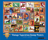 Vintage Equestrian Stamp Posters 1000-Piece Puzzle