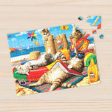 Beach Cats 1000-Piece Puzzle